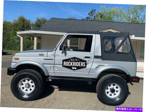 Soft Top Suzuki Samurai\tggbv86-94̂߂Smittybilt 98615fjNA Smittybilt 98615 Replacement Black Denim Clear for Suzuki Samurai Soft Top 86-94