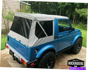 Soft Top 1986-1994��ؕ��m�̌����p�\�t�g�g�b�v 1986-1994 Suzuki Samurai Replacement Soft Top with Zip Out Tinted Windows Gray�y���s�A���i�z