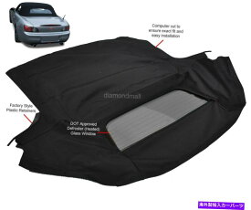 Soft Top フィット：ホンダS2000 2002-2009コンバーチブルソフトトップ＆加熱ガラス窓ブラックTW Fits: Honda S2000 2002-2009 Convertible Soft Top & Heated Glass Window Black TW