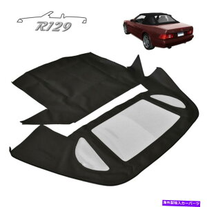 Soft Top ZfXR129 SLRo[`u\tggbvvX`bN1990-2002ubNcC Mercedes R129 SL Convertible Soft Top & Plastic Windows 1990-2002 Black Twill