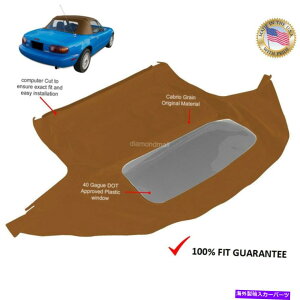 Soft Top �}�c�_�E�}�C�A�^1990-2005�v���X�`�b�N���t���R���o�[�`�u���\�t�g�g�b�v Mazda Miata 1990-2005 Convertible Soft Top With Plastic Window Tan Cabrio�y���s�A���i�z