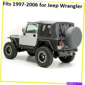 Soft Top �W�[�vwrangler tj�̂��߂�SMITTYBILT�u���b�N�̌����p�\�t�g�g�b�v�����A�F�����̑� Smittybilt Black replacement Soft Top & Rear Tinted Windows FOR Jeep Wrangler TJ�y���s�A���i�z