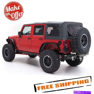 Soft Top Smittybilt 9085235�̌����p�\�t�g�g�b�vw /���F��JK Smittybilt 9085235 Replacement Soft Top w/ Tinted Windows for Jeep Wrangler JK�y���s�A���i�z