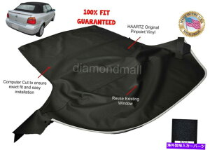 Soft Top tHNX[QStJuI1995-2001Ro[`u\tggbvubNJuI Volkswagen Golf Cabriolet 1995-2001 Convertible Soft Top Black Cabrio