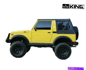 Soft Top ���F����؃T�����C�t���v���~�A�������\�t�g�g�b�v�u���b�N�_�C�������h Premium Replacement Soft Top Black Diamond With Tinted Window Suzuki Samurai�y���s�A���i�z