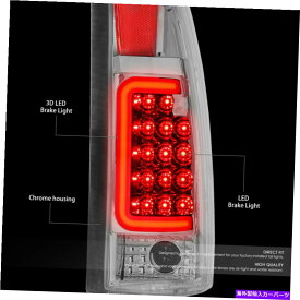 USテールライト [LED Cチューブバー] 88-00シボレーGMC C / Kピックアップテールライトリアブレーキランプクロム [LED C-TUBE BAR]FOR 88-00 CHEVY GMC C/K PICKUP TAIL LIGHT REAR BRAKE LAMP CHROME