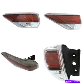 USテールライト TO2804120C 14-16トヨタハイランダーカーパドライバサイド、アウター TO2804120C Tail Light for 14-16 Toyota Highlander CAPA Driver Side, Outer