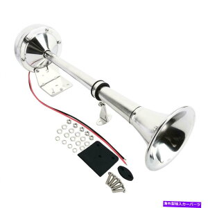horns 12V�}�����{�[�g�X�e�����X�X�`�[���V���O���g�����y�b�g�z�[���A���[�g�[���A16-1 / 8 IN - ESA 12v Marine Boat Stainless Steel Single Trumpet Horn,Low Tone,16-1/8 in - ESA�y���s�A���i�z