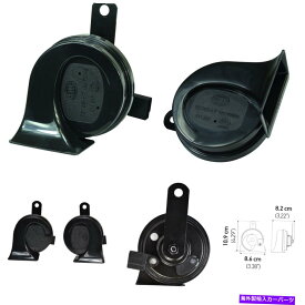 horns HELLA 012010901ブラック12V BXトランペットホーンキット（トヨタ）トヨタ HELLA 012010901 Black 12V BX Trumpet Horn Kit (Toyota) TOYOTA