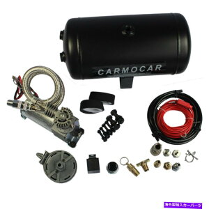 horns ԂSUVsbNAbv̂߂̋Ck@̃J[J[̋CVXe̒yʂ̓ Air compressor Carmocar Air System Ultra Light-Duty Onboard For Car SUV Pickup