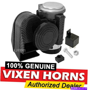 horns ��^�R���p�N�g�f���A���g�[���d�C�G�A�z�[���I�[�g�o�C12V�J�[�{���u���b�NVXH1608CB LOUD COMPACT DUAL-TONE ELECTRIC AIR HORN MOTORCYCLE 12V CARBON BLACK VXH1608CB�y���s�A���i�z
