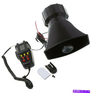 horns 100W 7�g�[���J�[�A���[���x�@�΍ЃV�����z�[�����K�z��PA�X�s�[�J�[MIC�V�X�e���L�b�g 100W 7 Tone Car Alarm Police Fire Siren Horn Megaphone PA Speaker MIC System Kit�y���s�A���i�z