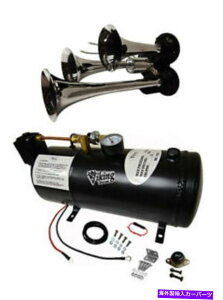 horns oCLOz[YEh144fVx1K3gybgԃGAz[Lbg "Viking Horns" LOUD 144 DECIBELS 1 GALLON 3 TRUMPETS TRAIN AIR HORN KIT