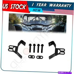 C�s���[�o�[ �f���A���t�H�O�����v�|�b�h���[���o�[A�s���[�u���P�b�gRZR 800 900 1000 Dual Fog Light Pod Roll Bar A-Pillar Bracket For 14+ Polaris RZR 800 900 1000