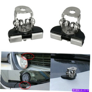 Cs[o[ I[gJ[SUVIt[ht[hLED[NCgo[}EguPbgNvz_[̂߂2s[X 2PCS For Auto Car SUV Offroad Hood Led Work Light Bar Mount Bracket Clamp Holder