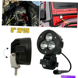 Cs[o[ 3 "60WI[goC̎Ԃ̃op[o[As[LED[NX|bgCgtHOvwbhCg 3" 60W Motorcycle Car Bumper Bar A-pillar LED Work Spotlight Fog Lamp Headlight