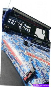 Cピラーバー Steinjager 50 "ライトバーAピラーブラケットのための南西ブルーリップリフターキット Southwest Blue Limb Lifter Kit For Steinjager 50" Light Bar A-Pillar Bracket