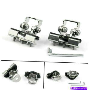 Cs[o[ jo[T2{s[t[hLED[NCgo[}EguPbgNvz_[It[h Universal 2x A Pillar Hood Led Work Light bar Mount Bracket Clamp Holder Offroad