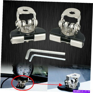 Cs[o[ 2{jo[TAs[t[hLED[NCgo[}EguPbgNvz_[It[h 2X Universal A Pillar Hood Led Work Light Bar Mount Bracket Clamp Holder Offroad