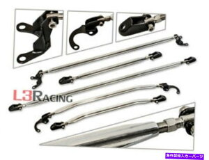 Cs[o[ Strut + Tie + Cs[o[5 PCR{96-00z_VrbNׂẴfV[Vݒ Strut+Tie+C-Pillar Bar 5pc Combo Set For 96-00 Honda Civic All Model Chassis