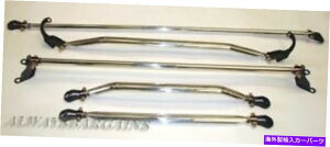 Cs[o[ }cHtgAbp[AA^CXgbgo[Cs[o[z_VrbN96-00 5s[X Manzo Front Upper Rear Lower Tie Strut bars C Pillar Bar Honda Civic 96-00 5pcs