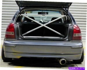 Cs[o[ 1997N2000Nz_VrbNEK8nb`/ EK9^CvR CNXo[̂߂̃Eg[VO Ultra Racing For 1997-2000 Honda Civic EK8 Hatch / EK9 Type R C-Pillar Cross Bar