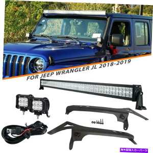 C�s���[�o�[ 52 + 4 LED���C�g�o�[�R���{�I�t���[�h+�}�E���g�u���P�b�gA�s���[�W�[�v�����O���[JL 52+4 LED Light Bar Combo Offroad+Mount Brackets A-Pillar for Jeep Wrangler JL�y���s�A���i�z