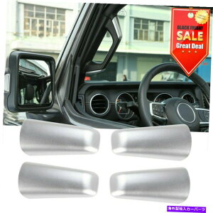 C�s���[�o�[ �X���C�oA / B�s���[�n���h���O���u�o�[�J�o�[�̃g�����̑�����2018+ Jeep Wrangler JL Sliver A/B Pillar Handle Grab Bar Cover Trim Decor For 2018+ Jeep Wrangler JL�y���s�A���i�z