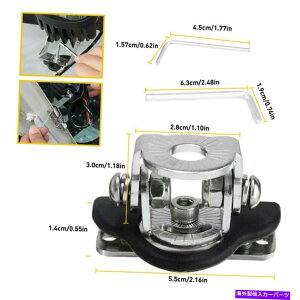 Cs[o[ XeXX`[LEDCgo[tuPbg\ȃs[t[hjo[T Stainless Steel LED Light Bar Mounting Bracket Adjustable Pillar Hood Universal