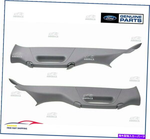 C�s���[�o�[ �i2�jOEM�t�H�[�h2011-2016 F250 F350�X�[�p�[�f���[�e�B�s���[�n���h�����E�̃O���[�g���� (2) OEM FORD 2011-2016 F250 F350 Super Duty Pillar Handles Right&Left Gray Trim