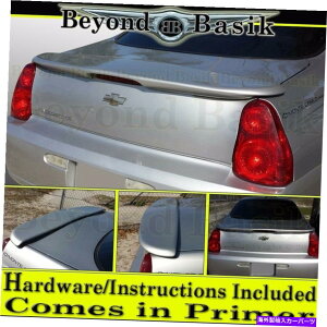 C�s���[�o�[ 2000-2007�V�{���[�����e�J�����t�@�N�g���[�X�^�C���X�|�C���[�E�B���O�g�����N�t�B���v���C�}�[ 2000-2007 Chevy Monte Carlo Factory Style Spoiler Wing Trunk Fin PRIMER