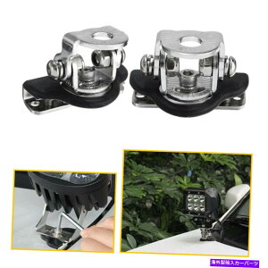 Cs[o[ LEDCgo[tuPbgjo[T\ȃs[t[hz_[It[hA LED Light Bar Mounting Bracket Universal Adjustable Pillar Hood Holder OffRoad A