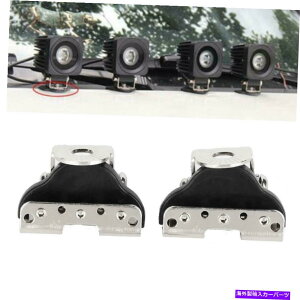 Cs[o[ 2s[Xjo[TJ[s[t[h}EguPbgNvLED[NCgo[z_[ 2Pcs Universal Car Pillar Hood Mount Bracket Clamp LED Work Light Bar Holder
