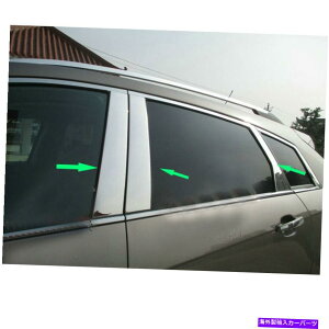 C�s���[�o�[ Cadillac SRX 2010-2016 CAR�X�e�����X���̒��̖_�\���t���[�� 6x For Cadillac SRX 2010-2016 Car Stainless Window Pillar Column Bar Cover Frame