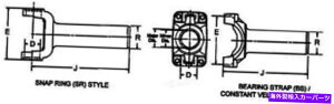 hCuVtg hCuVtggX~bVXbv[NDana Spicer 2-3-10431X Drive Shaft Transmission Slip Yoke DANA Spicer 2-3-10431X