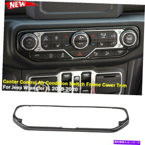 �����p�[�c JEEP�����O���[JL 2018 +�p�Z���^�[�R���g���[���G�A�R���X�C�b�`�t���[���J�o�[�g���� Center Control Air Condition Switch Frame Cover Trim For Jeep Wrangler JL 2018+�y���s�A���i�z