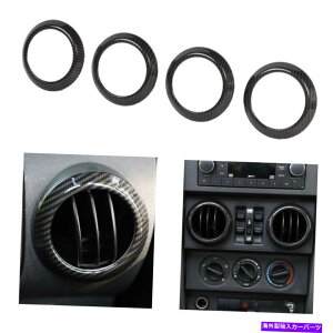 p[c W[vJK 2007-2010̂߂̃GAR̃xgAEgbggO Air Conditioning Vent Outlet Trim Decor Ring for Jeep JK 2007-2010 Carbon Fiber