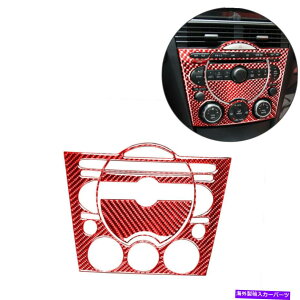 �����p�[�c �}�c�_RX-8 RX8 2004-08�̂��߂�3�s�[�X�ԒY�f�@�ۃR���\�[��CD�R���g���[���p�l���̃g���� 3Pcs Red Carbon Fiber Console CD Control Panel Trim For Mazda RX-8 RX8 2004-08�y���s�A���i�z