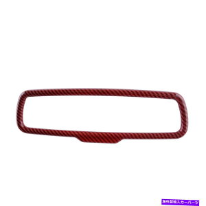 p[c Ԃ̃J[{t@Co[X^C̃obNr[~[Jo[̃gtBbgDodge Challenger Red Car Carbon Fiber Style Rearview Mirror Cover Trim Fit for Dodge Challenger Red