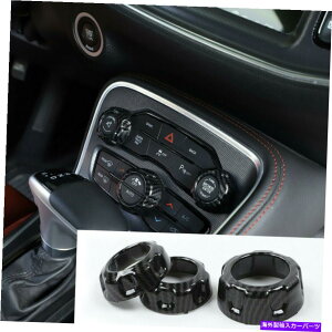 �����p�[�c Dodge Challenger 2015+�̂��߂̃G�A�R���X�C�b�`�p�l���̃g�����J�o�[�A�N�Z�T���[ Air Conditioning Switch Panel Trim Cover Accessories for Dodge Challenger 2015+