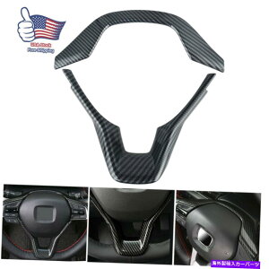 p[c z_AR[h2018-2021XeAOzC[t[Jo[gJ[{t@Co[X^CUS For Honda Accord 2018-2021 Steering Wheel Frame Cover Trim Carbon Fiber Style US