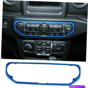 p[c Z^[GARXCb`gJo[JL JT JT 18 + BLUE Center Control Air Condition Switch Trim Cover For Jeep Wrangler JL JT 18+ Blue