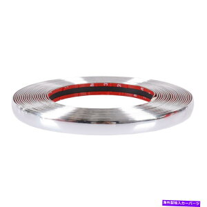 �����p�[�c 1/2 20�t�B�[�g�N���[�����`�g�����J�[�h�A�E�B���h�E�T�C�h�G�b�W�K�[�h����DIY 1/2 20 ft Chrome Molding Trim Car Door Window Side Edge Guard Decorative DIY