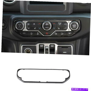 p[c W[vO[JL 18+ T̂߂̒Yf@ۃZ^[GARXCb`g Carbon Fiber Center Control Air Condition Switch Trim for JEEP Wrangler JL 18+ T
