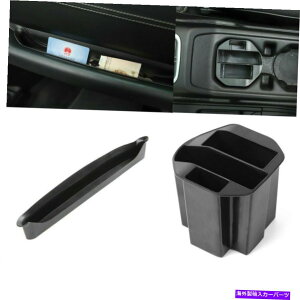 p[c W[vE[JL 2018-20̂߂2{̋pCbgA[XgEH[^[Jbvz_[[{bNX 2x Co-pilot Armrest & Water Cup Holder Storage Box For Jeep Wrangler JL 2018-20