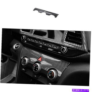 �����p�[�c Hyundai Elantra 2019-2020�̂��߂̃J�[�{���t�@�C�o�[�R���\�[��AC�X�C�b�`����t���[���g���� Carbon Fiber console AC switch control frame trim For Hyundai Elantra 2019-2020�y���s�A���i�z