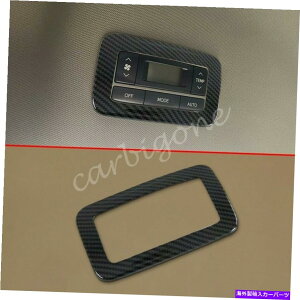p[c Yf@2̉ACXCb`Jo[̃Jo[̃Jo[̃g2018-2020 Carbon Fiber Second Row Roof AC Switch Cover Trims For Toyota Sienna 2018-2020