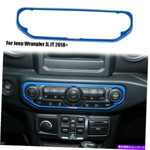 p[c W[vO[JL JT 2018+Z^[Rg[GARXCb`gJo[ For Jeep Wrangler JL JT 2018+ Center Control Air Condition Switch Trim Cover