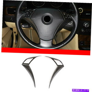 �����p�[�c BMW 5�V���[�YE60 E61 03-20�̂��߂�ABS�J�[�{���t�@�C�o�[�X�e�A�����O�z�C�[���̑����J�o�[�̃g���� ABS Carbon Fiber Steering Wheel Decor Cover Trim for BMW 5 Series E60 E61 03-20