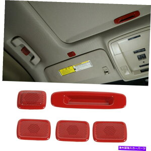 �����p�[�c �����̑����J�o�[Microphone Trim Kit for Chevy Silverado GMC Sierra 2014-18 Red Roof Decor Covers Microphone Trim Kit For Chevy Silverado GMC Sierra 2014-18 Red�y���s�A���i�z